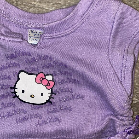 Build A Bear Hello Kitty Shirt - Purple Rare HTF 2006 & Purple Capris - Picture 4 of 5